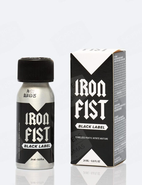 Iron Fist black label Pentyl Nitrite 24ml Extra Strong Poppers Amyl Nitrite 24ml