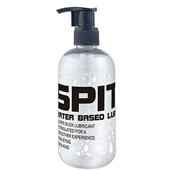 SPIT Lubricant Water Based Lube 250ml White Skin Kind Slick Moisturise Men Gay